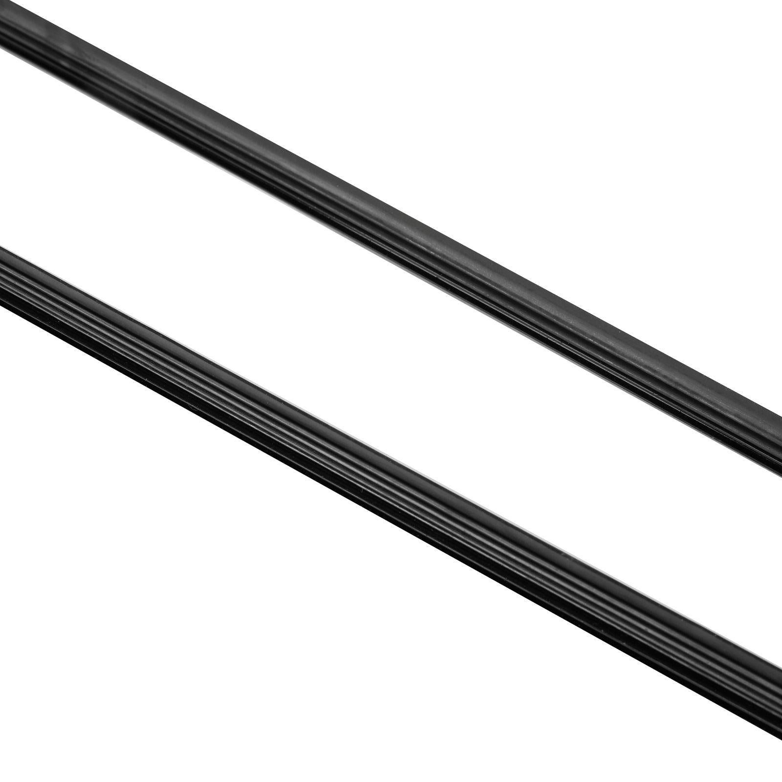 Pfeiffer 6.5mm & 7mm Rubber Wiper Refill Combo Pack Black Trimmable