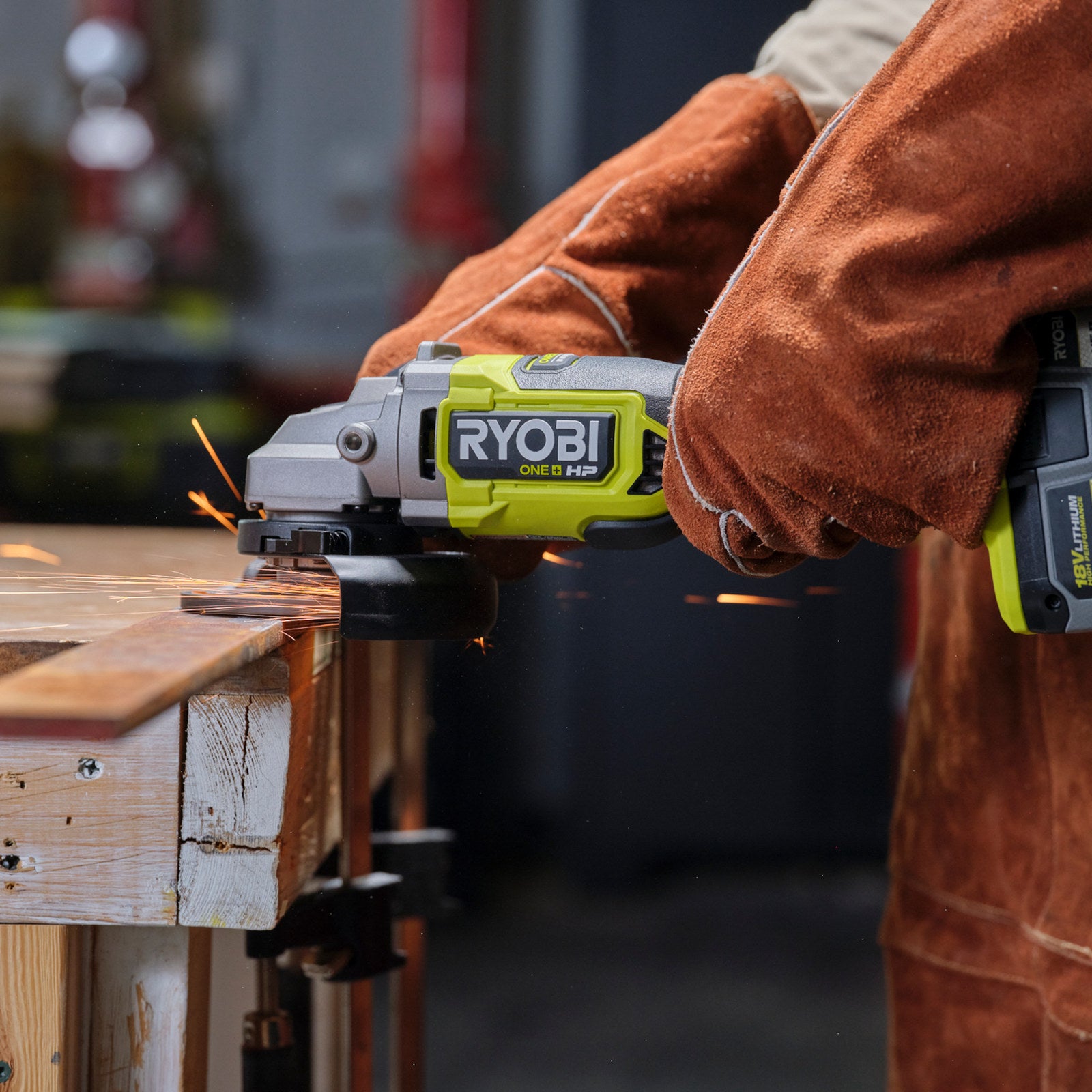 Ryobi 18V ONE+ HP 125mm Angle Grinder RAG18X1 Cordless Tool Only