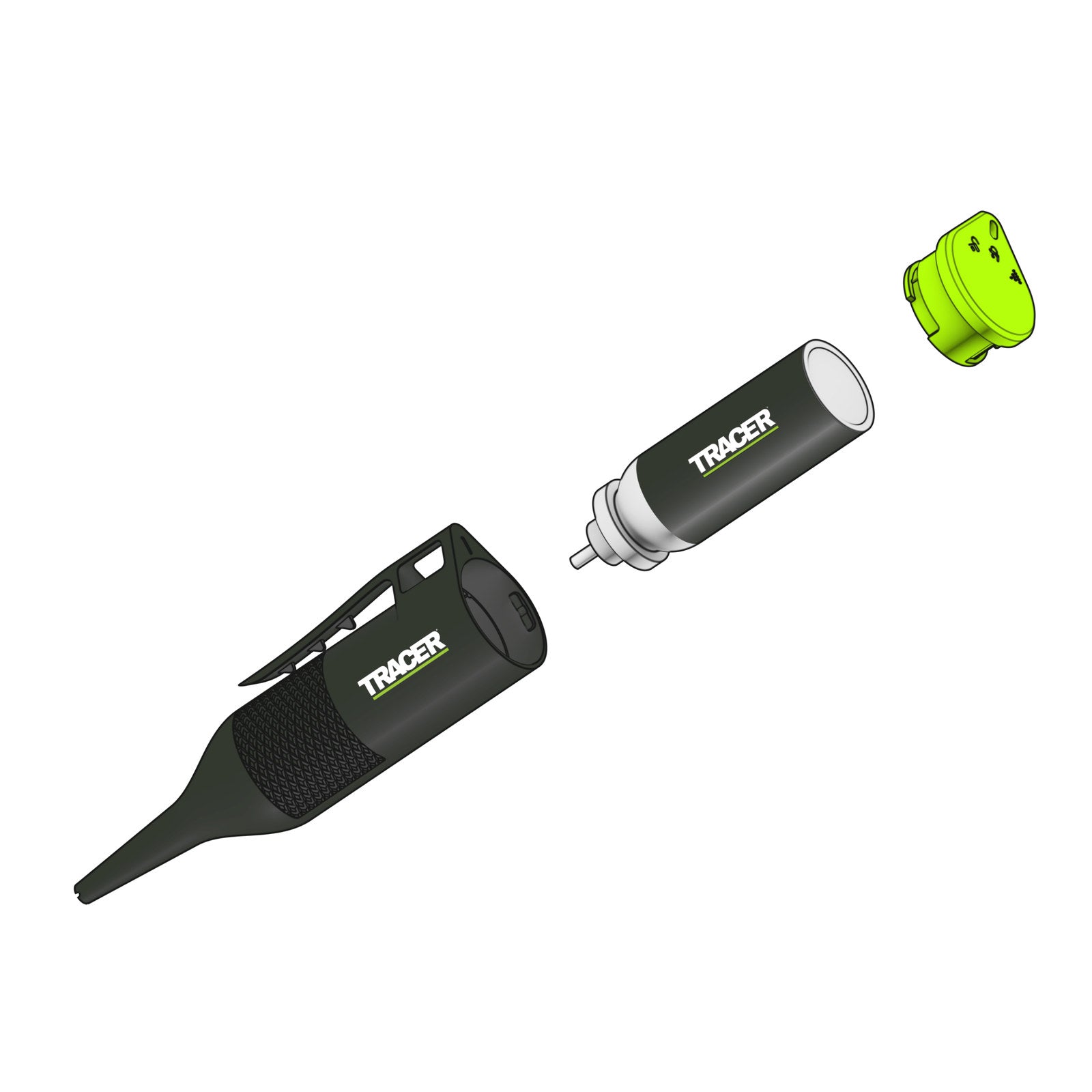 Tracer Trueshot Deep Hole Chalk Spray Marker Green