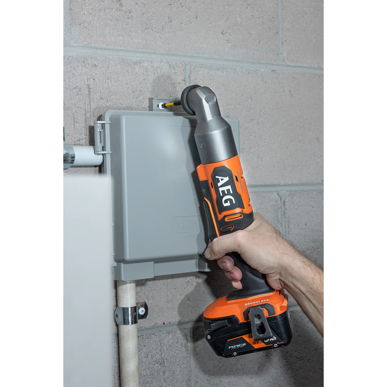 AEG 18V FUSION Right-Angled Impact Driver Skin A18FRAID0