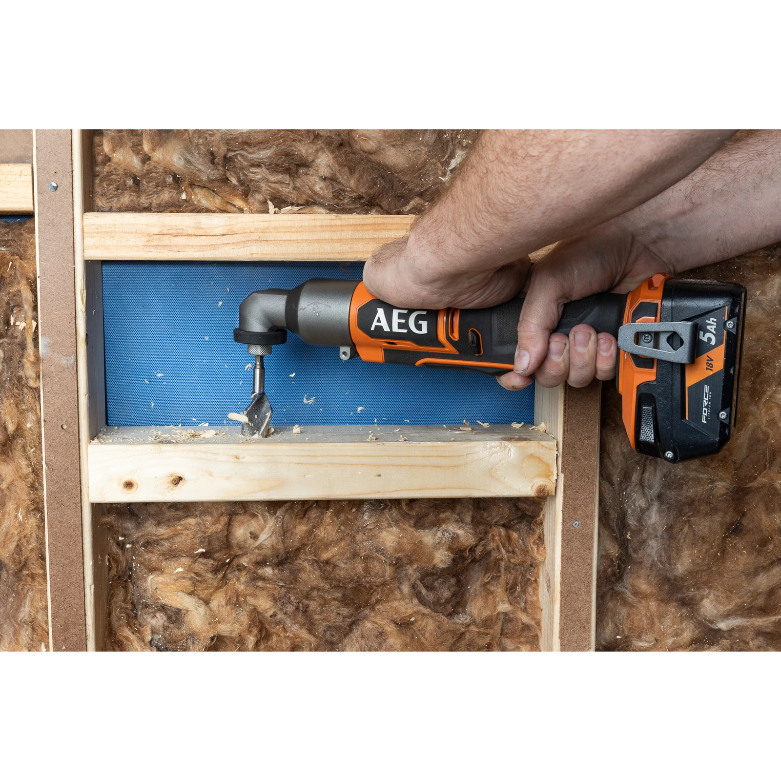 AEG 18V FUSION Right-Angled Impact Driver Skin A18FRAID0