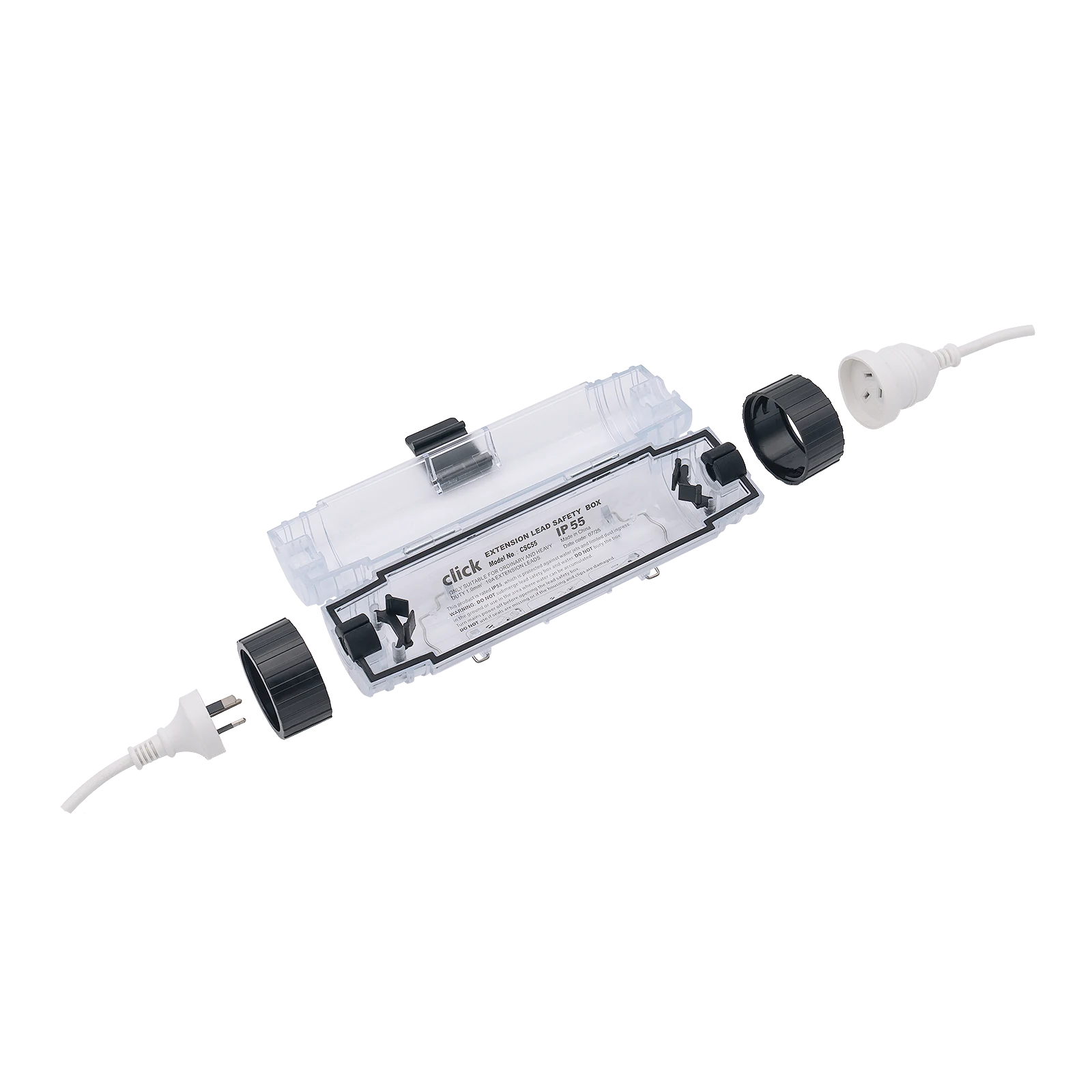 Click IP55 Extension Lead Safety Box CSC55 Weatherproof Connection Enclosure