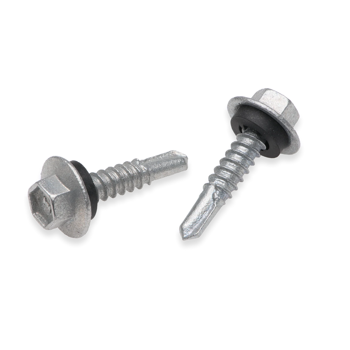 Buildex 12G x 25mm Class 4 Metal Cladding Hex Head TEKS Screws with Seal, 50 Pack