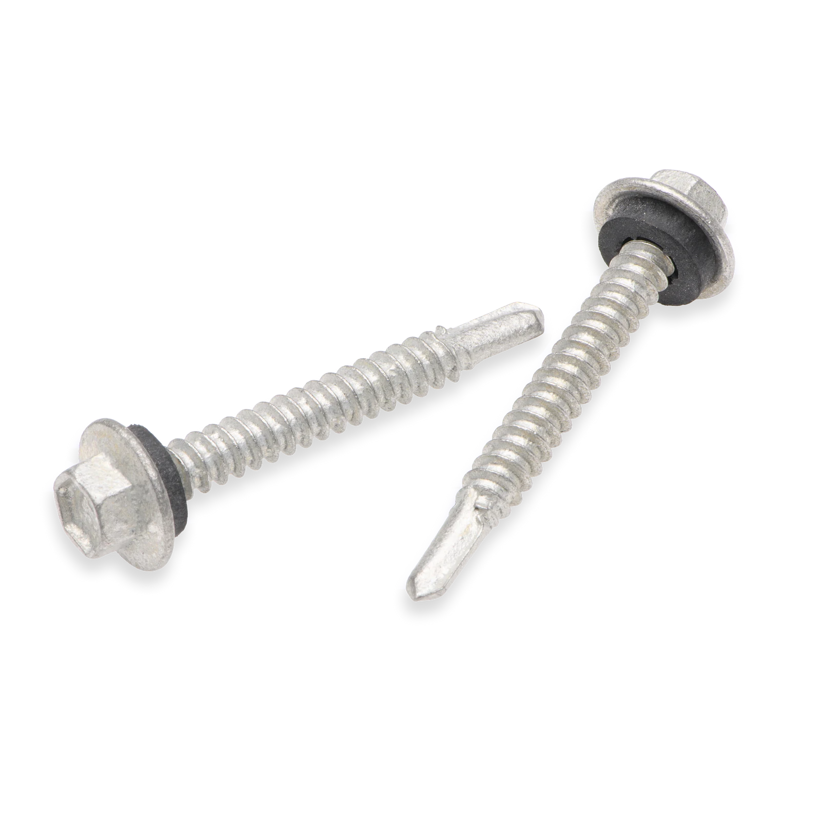 Buildex 12G x 45mm Class 3 Hex Head TEKS Cladding Screws with Seal - 8 Pack