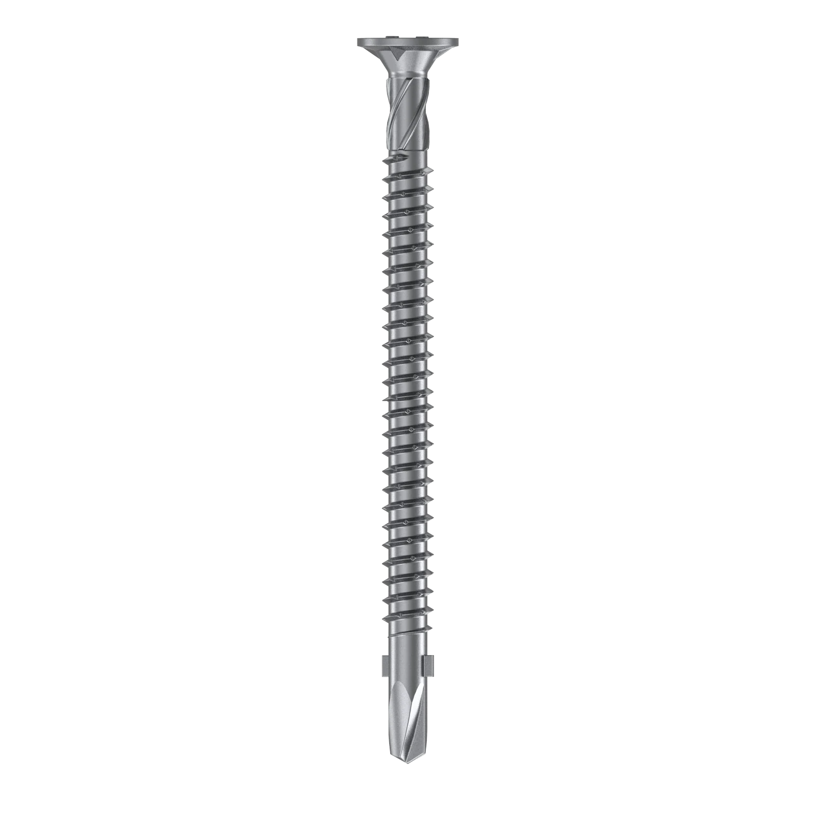 Bremick 14G x 100mm Metal Bugle Screw, T40 Winged Drill Point Fine Thread - 100 Pack