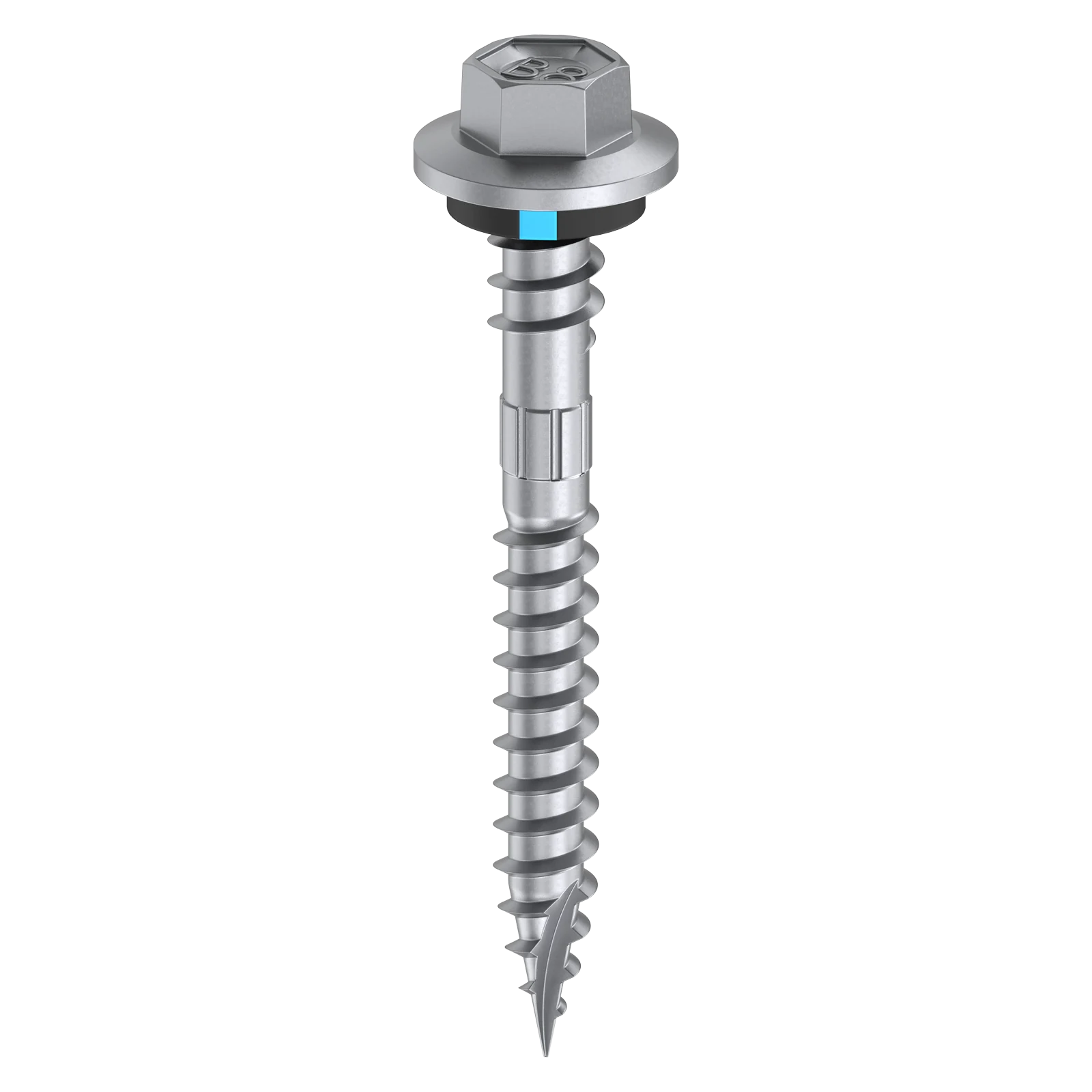 Bremick 12g x 65mm Hex Roofing Screw, Carbon Steel B8 Coating, Sealed Head Type 17 Point - 50 Pack