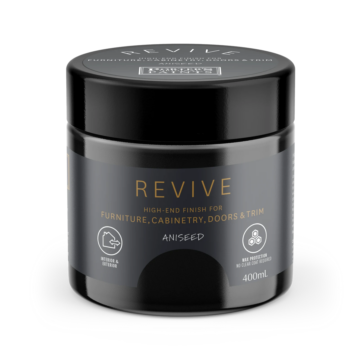 Porter's Paints 400ml Aniseed Revive Furniture & Cabinetry Paint, Satin, UV Resistant
