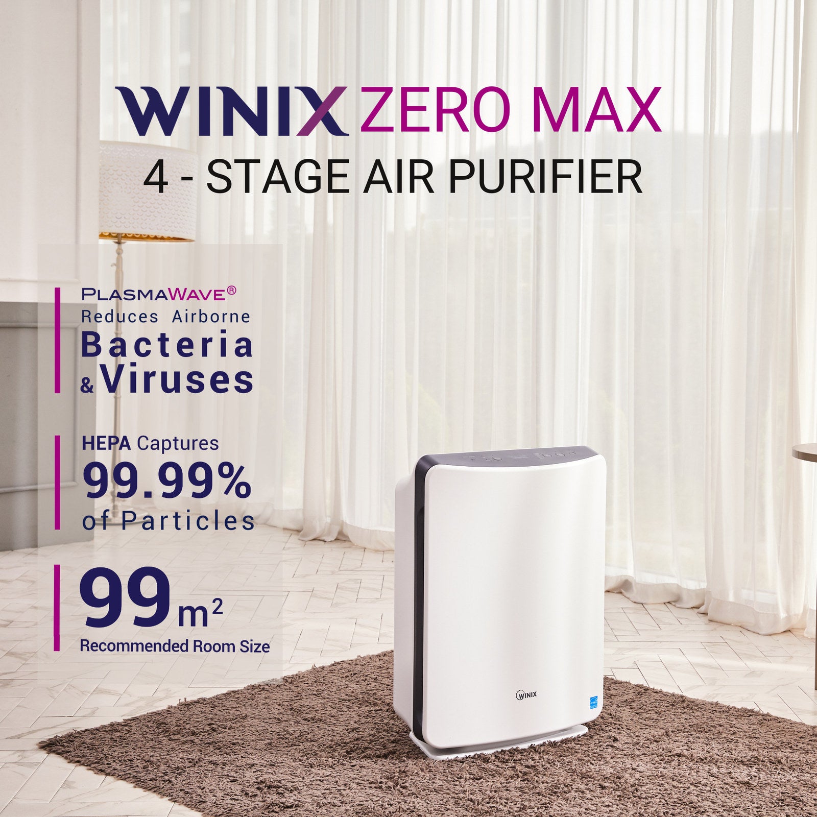 Winix ZERO MAX 4-Stage Air Purifier WXAP480