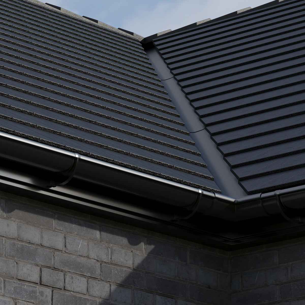 Wakaflex 560mm x 5m Black Lead Free Roof Flashing with Aluminium Mesh