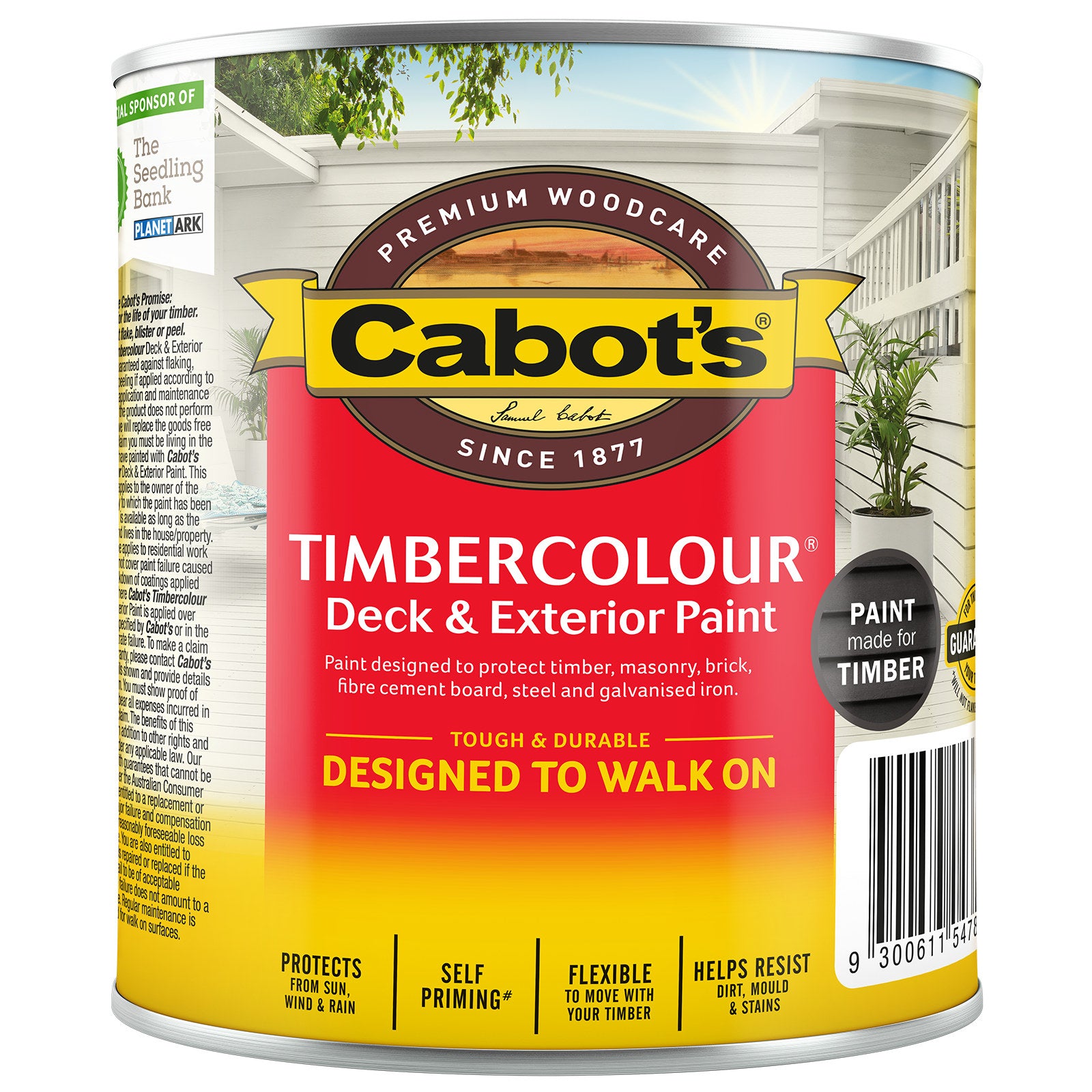 Cabot's 500ml Mission Brown Timbercolour Water Based Deck & Exterior Paint