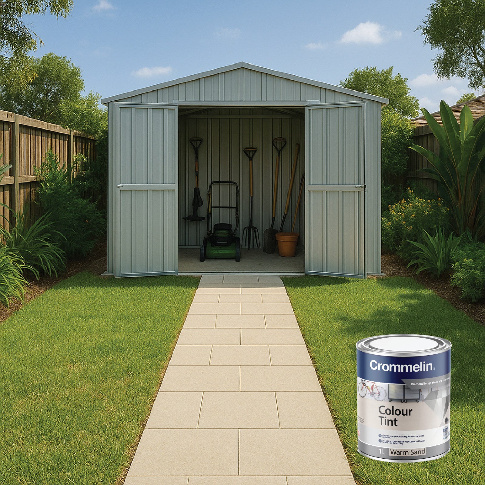 Crommelin DiamondTough Colour Tint 1L Warm Sand Solvent Based