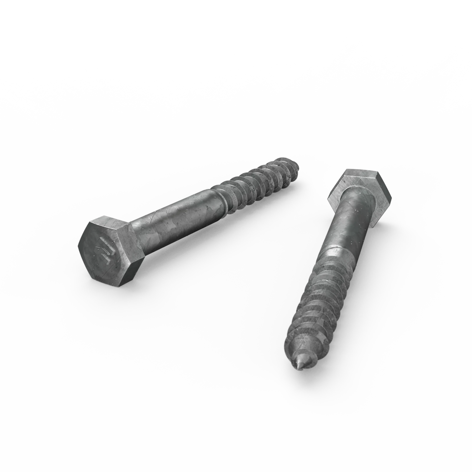 Zenith M10 x 90mm Hot Dip Galvanised Hex Head Coach Screw - Coarse Thread