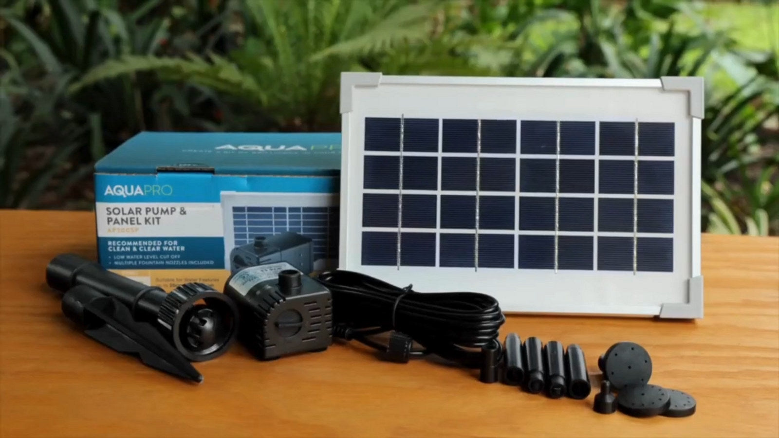 Aquapro AP300SP Solar Pump and Panel Kit - 34W Submersible, Outdoor