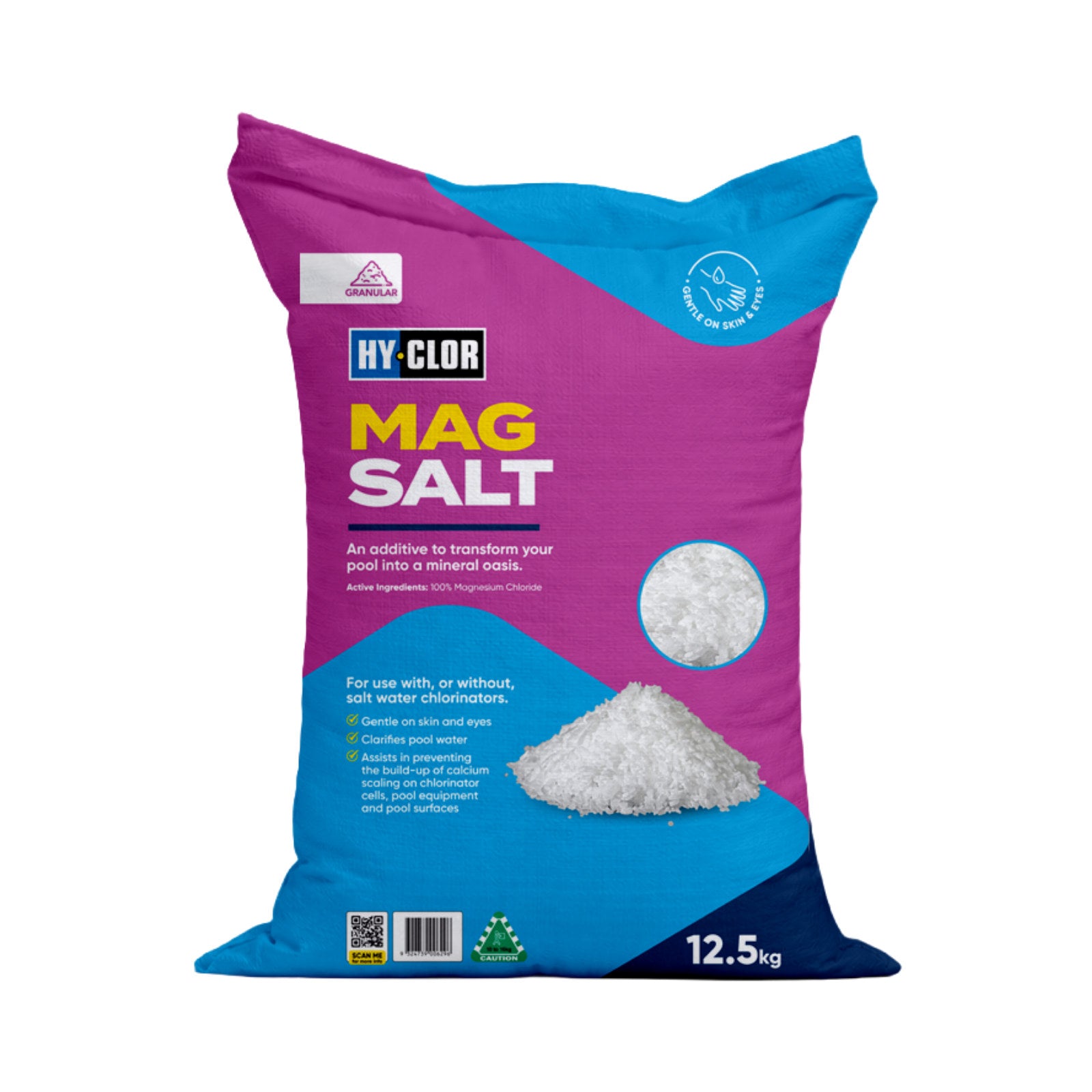 Hy-Clor Mag Salt 12.5kg Magnesium Chloride Pool Chemical