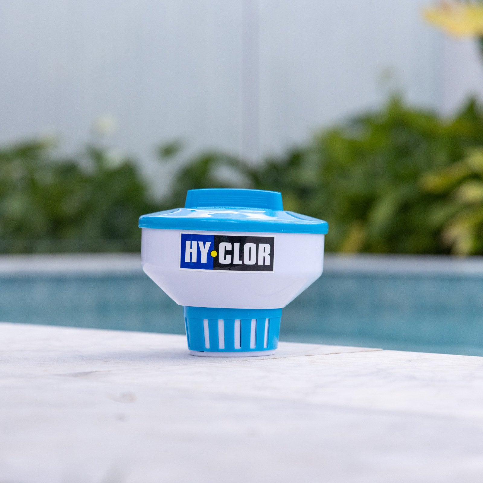 Hy-Clor Pool Floating Dispenser Adjustable Vents Chemical Resistant