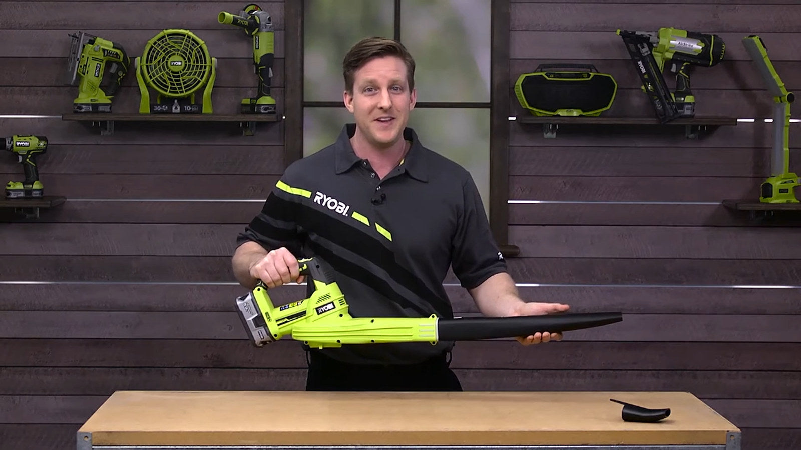 Ryobi One+ 18V Cordless Garden Blower 245km/h - Tool Only OBL1820S