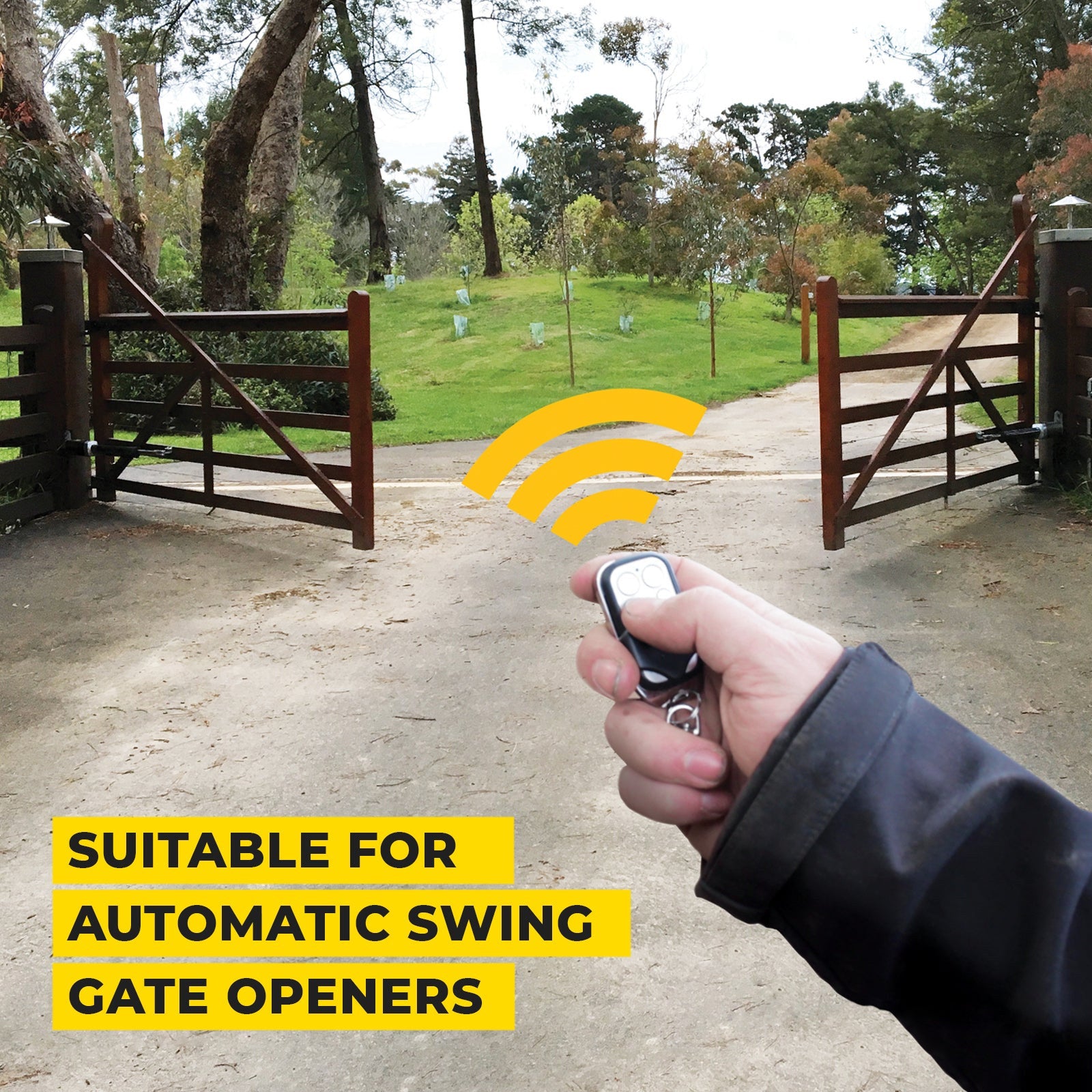 Richmond Black Gate Remote to Suit Swing Gate Motors