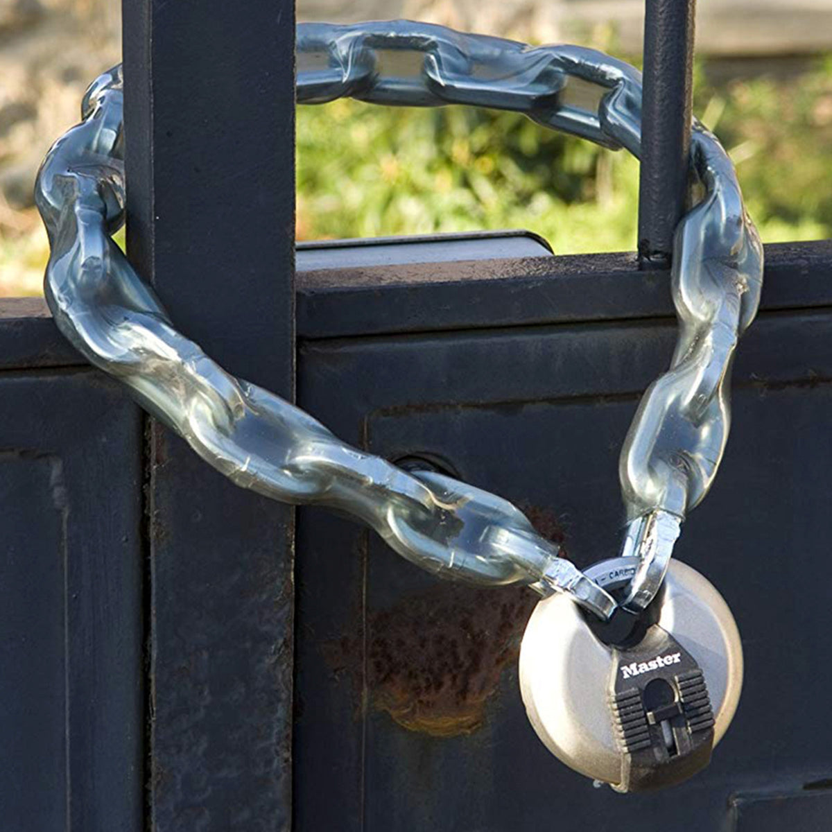 Master Lock 70mm Excell Disc Padlock Stainless Steel Shrouded Shackle