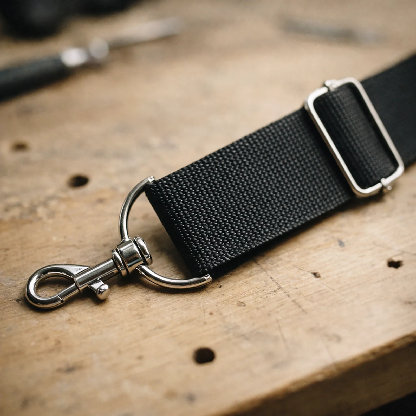 Grunt 50mm x 10m Black Polyester Poly Webbing