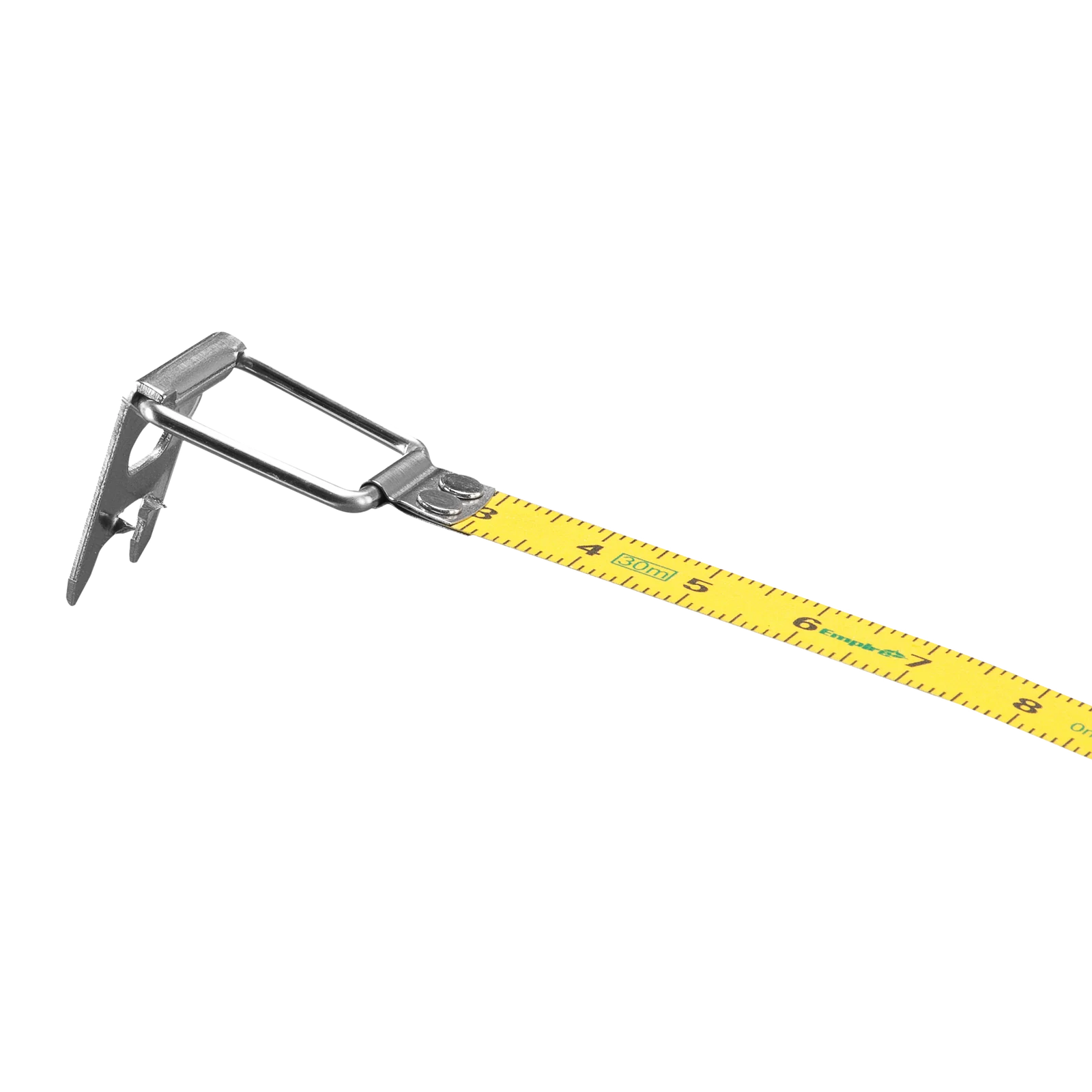 Empire 30m Closed Case Long Steel Tape Measure, Belt Clip, Metric Graduations