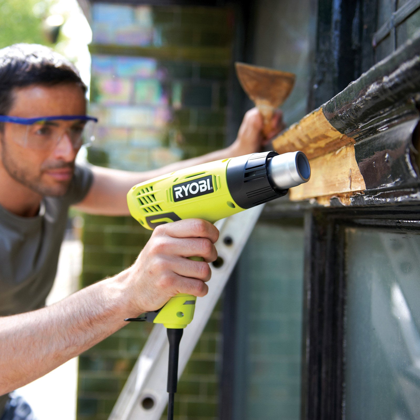 Ryobi 2000W Corded Heat Gun, Dual Temperature 60-600 Degrees, EHG2000