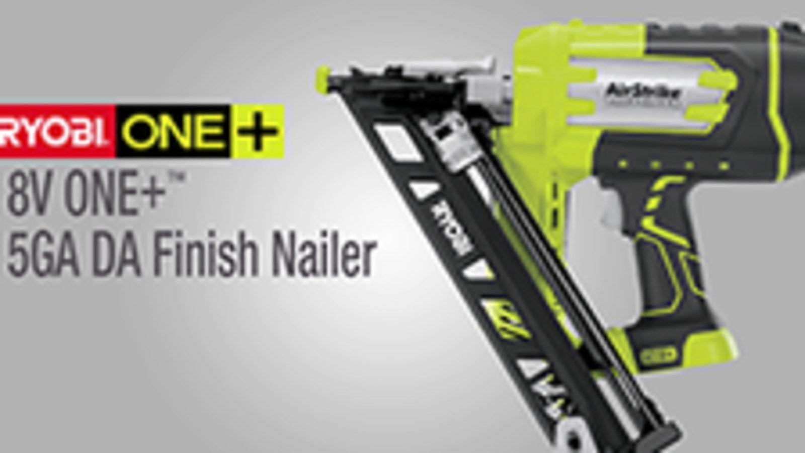 Ryobi 18V ONE+ 15GA DA Cordless Brad Nailer, Strip, Tool Only R18NL15-0