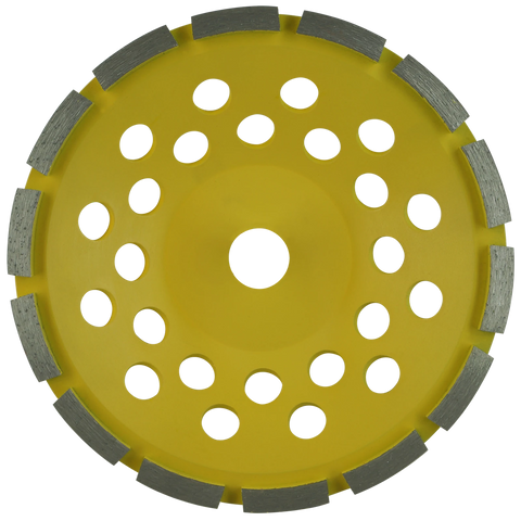Flexovit 180 x 180 x 25mm Single Row Diamond Cup Grinder Blade for Angle Grinders