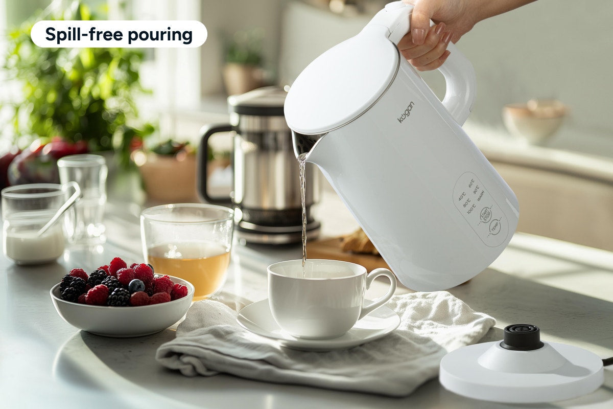 Kogan 1.5L Double Wall Kettle with Temperature Control - SuperSaverAU - view 5