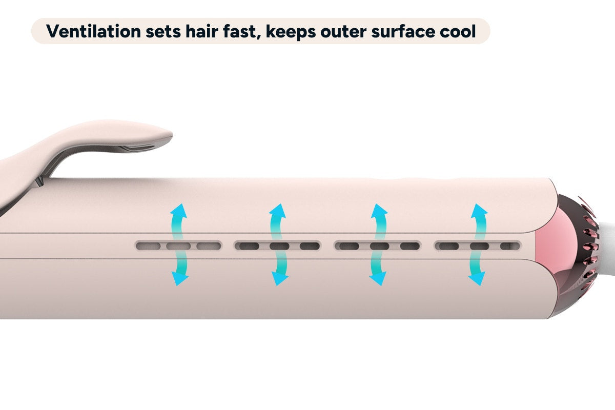Kogan 2-in-1 Curling Wand & Hair Straightener