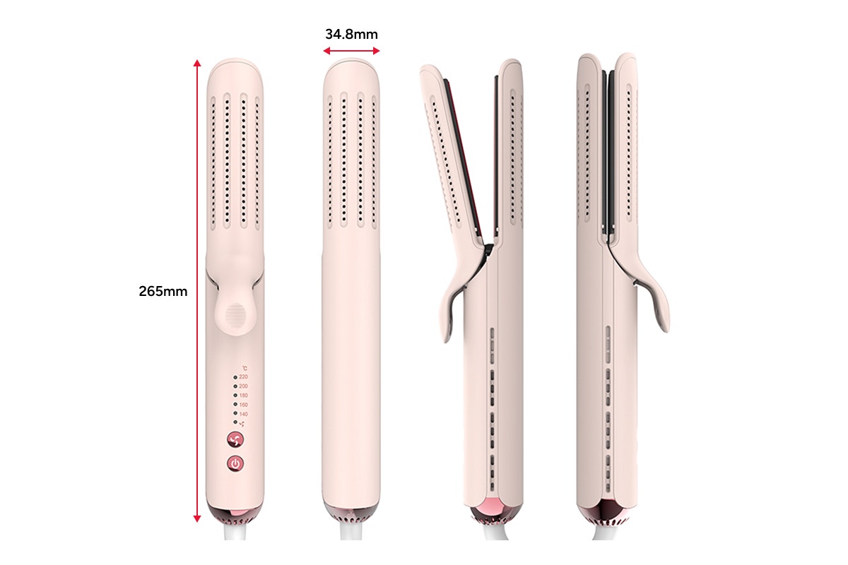 Kogan 2-in-1 Curling Wand & Hair Straightener