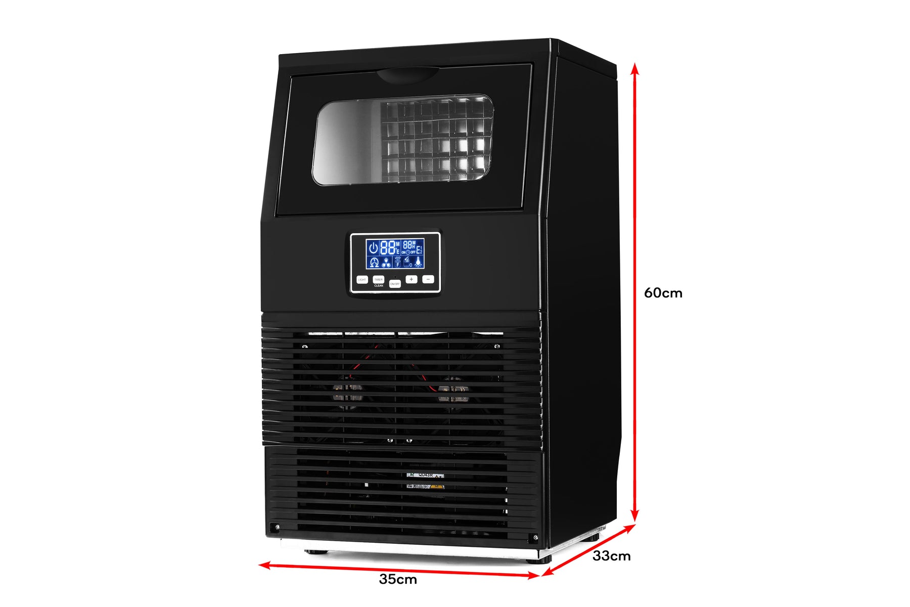 Kogan 38kg Commercial Ice Cube Maker - SuperSaverAU - view 6