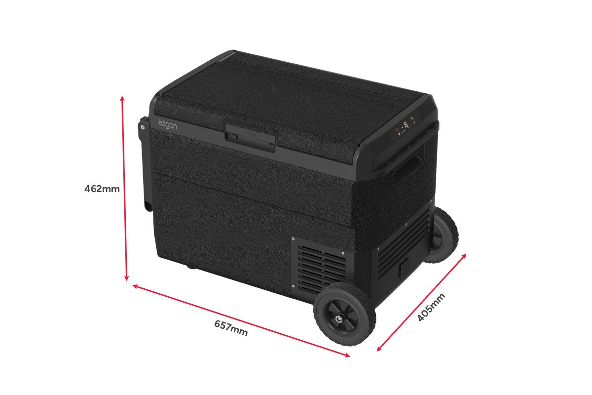 Kogan 50L Portable Fridge Freezer with Wheels
