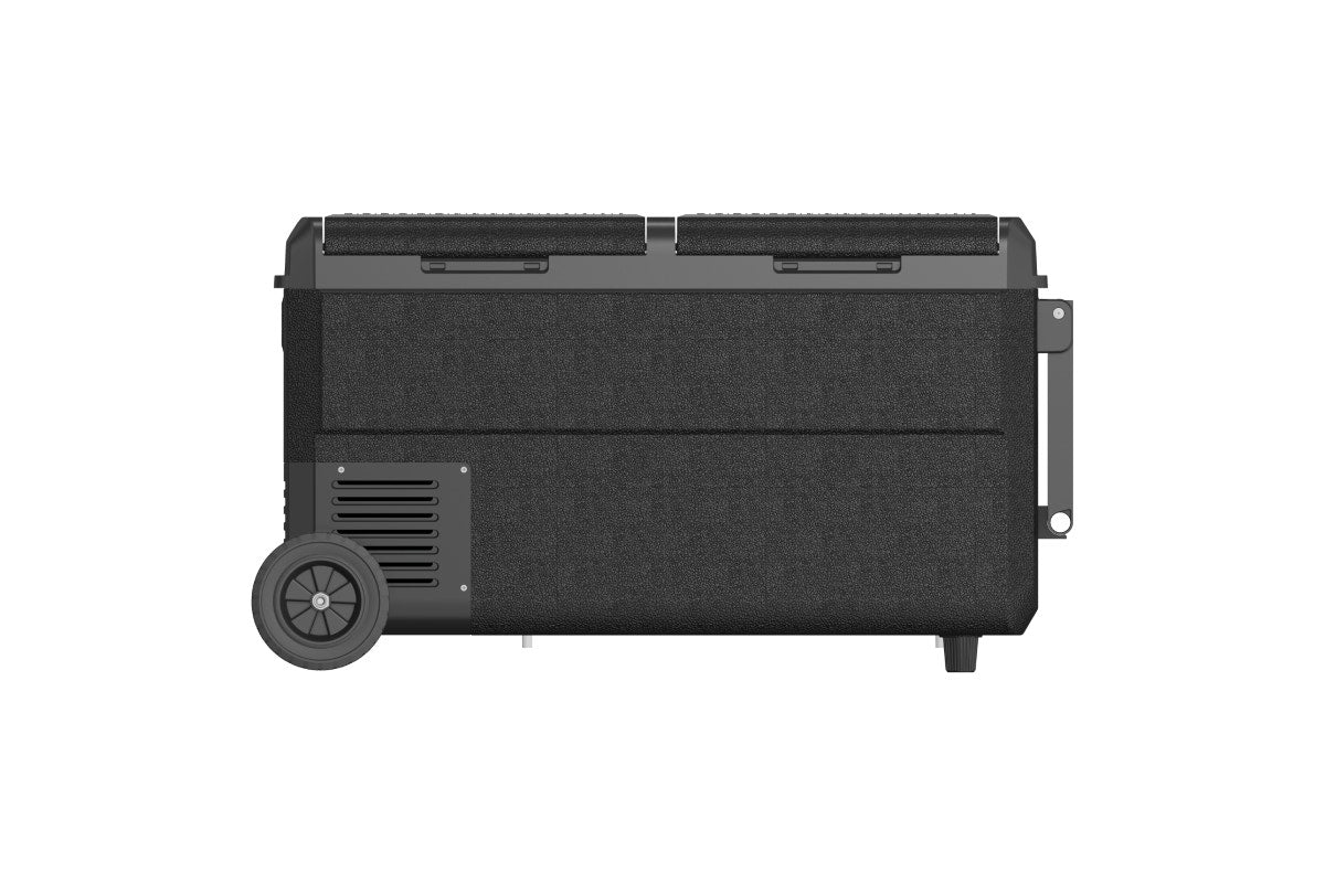 Kogan 75L Dual Zone Portable Fridge Freezer with Wheels