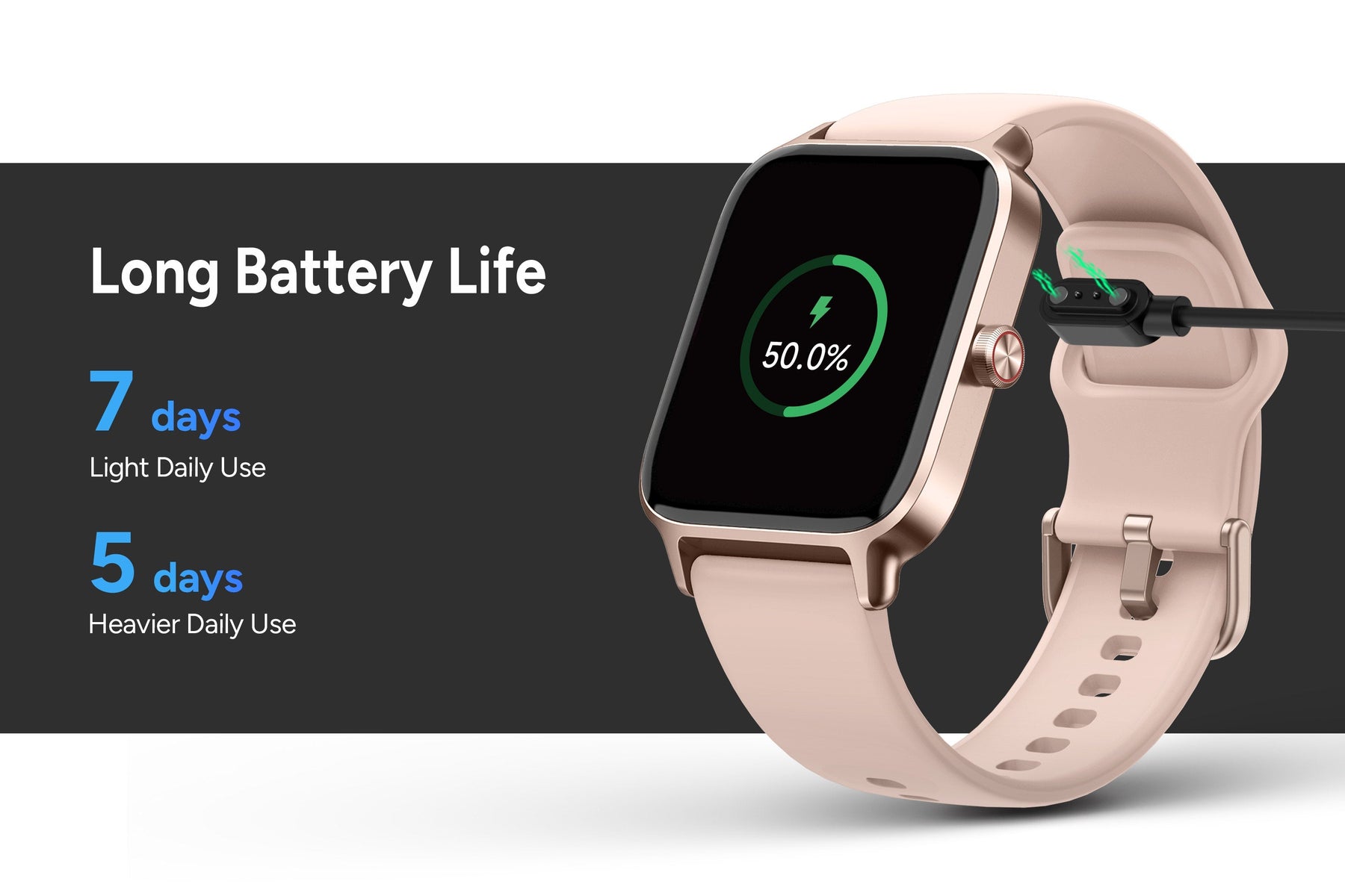 Kogan Active 4 Pro GPS Smart Sports Watch (Rose Gold)