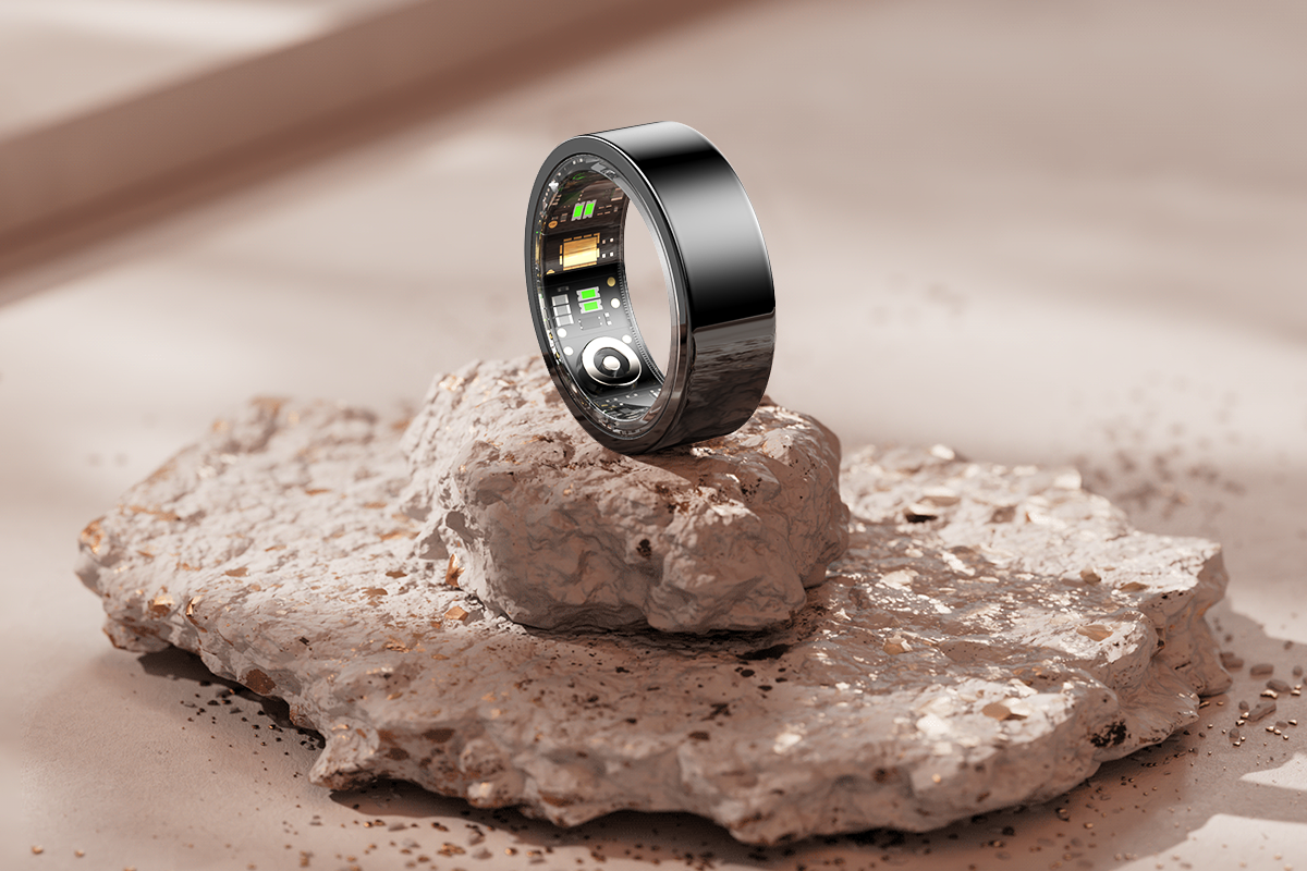 Kogan Aura Smart Ring (Black, Size 11)