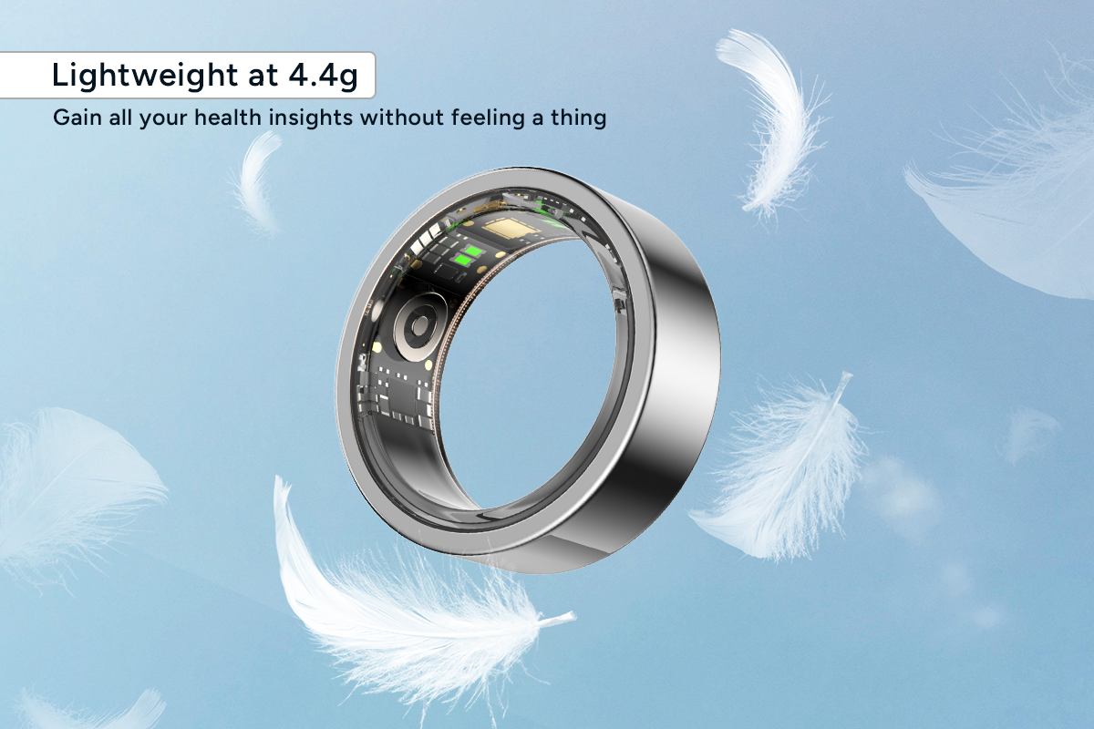 Kogan Aura Smart Ring - Silver, Size 12 - SuperSaverAU - view 17