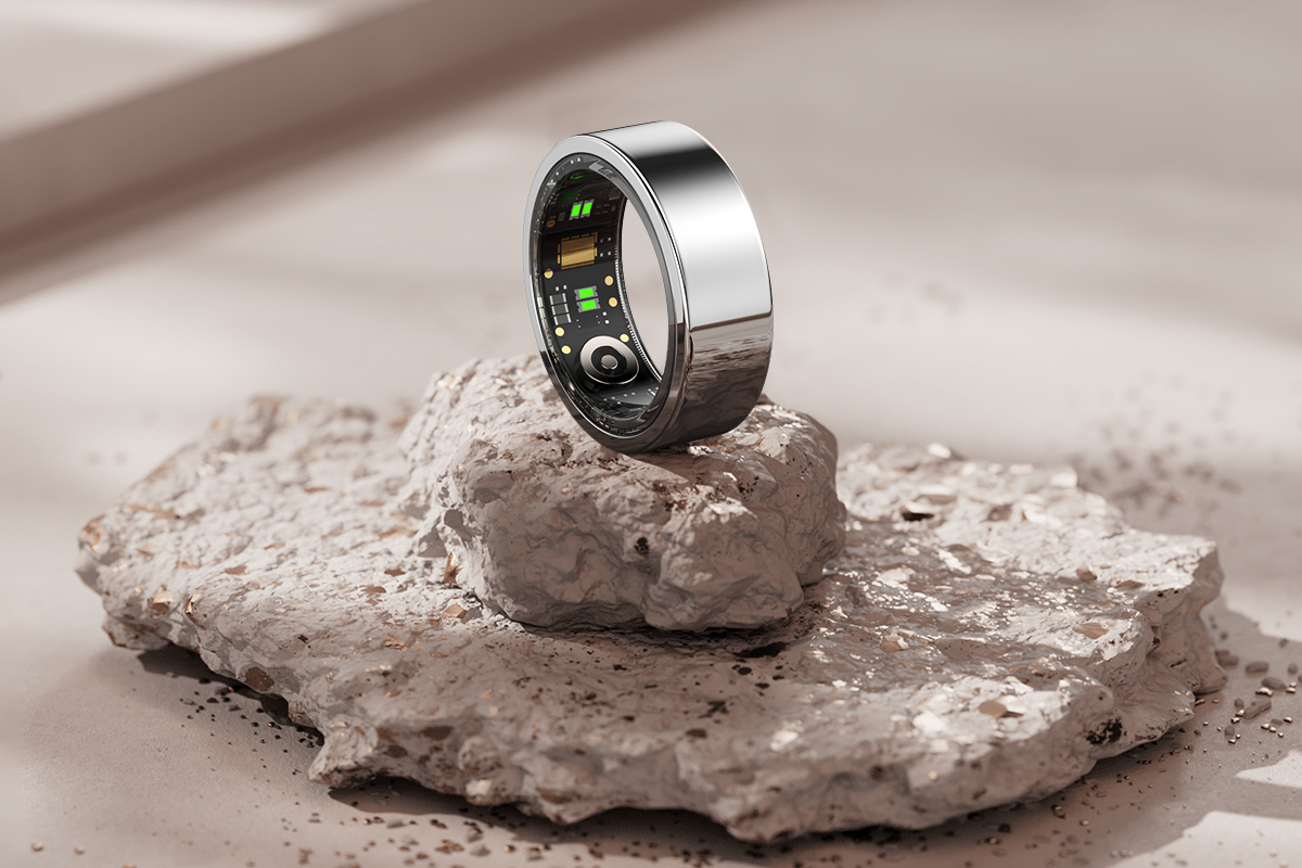 Kogan Aura Smart Ring (Silver, Size 11)