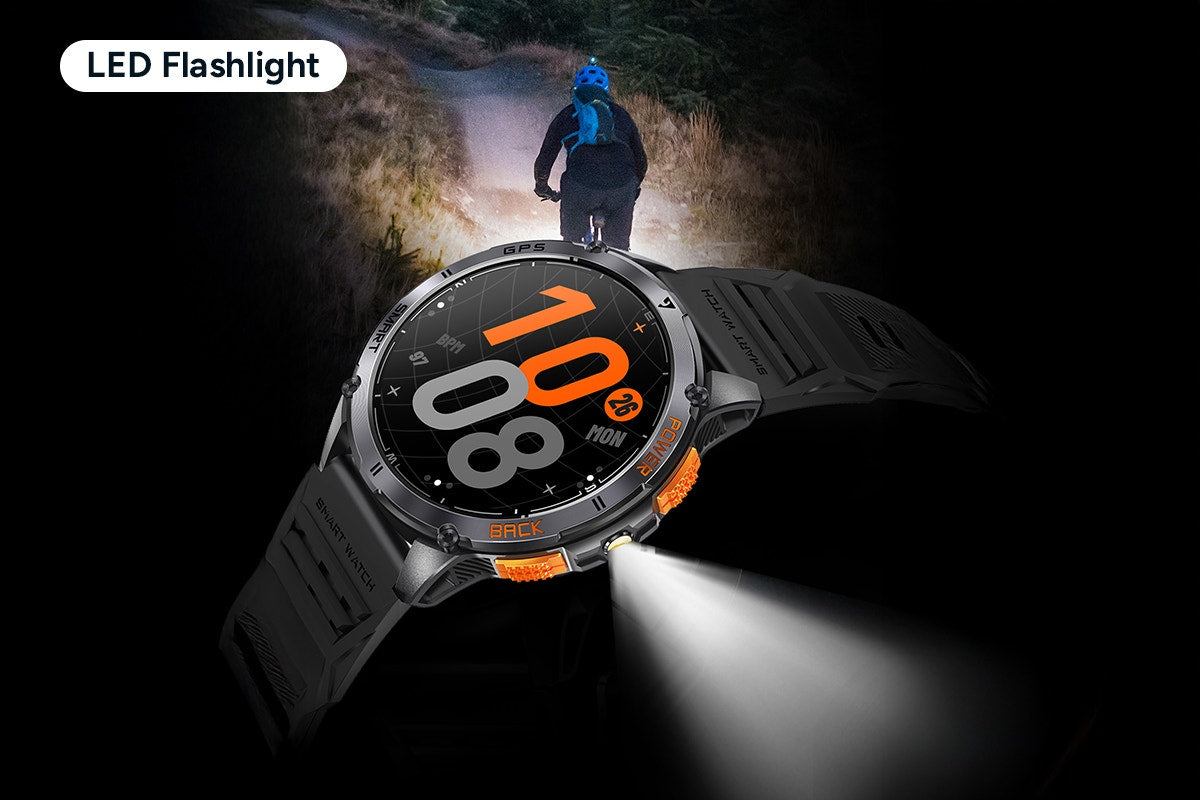 Kogan Active Tactical GPS Smart Sport Watch (Graphite)