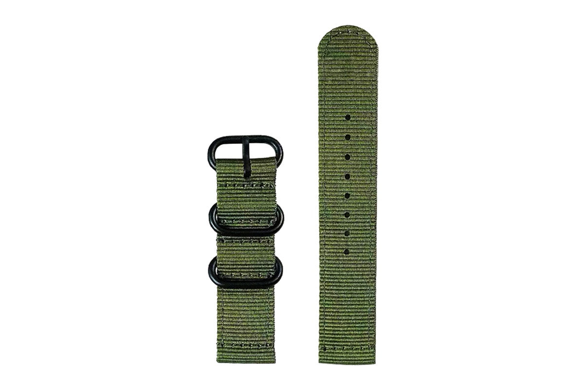 Nylon Strap for Kogan Active Tactical GPS Smart Sport Watch (Ranger Green)