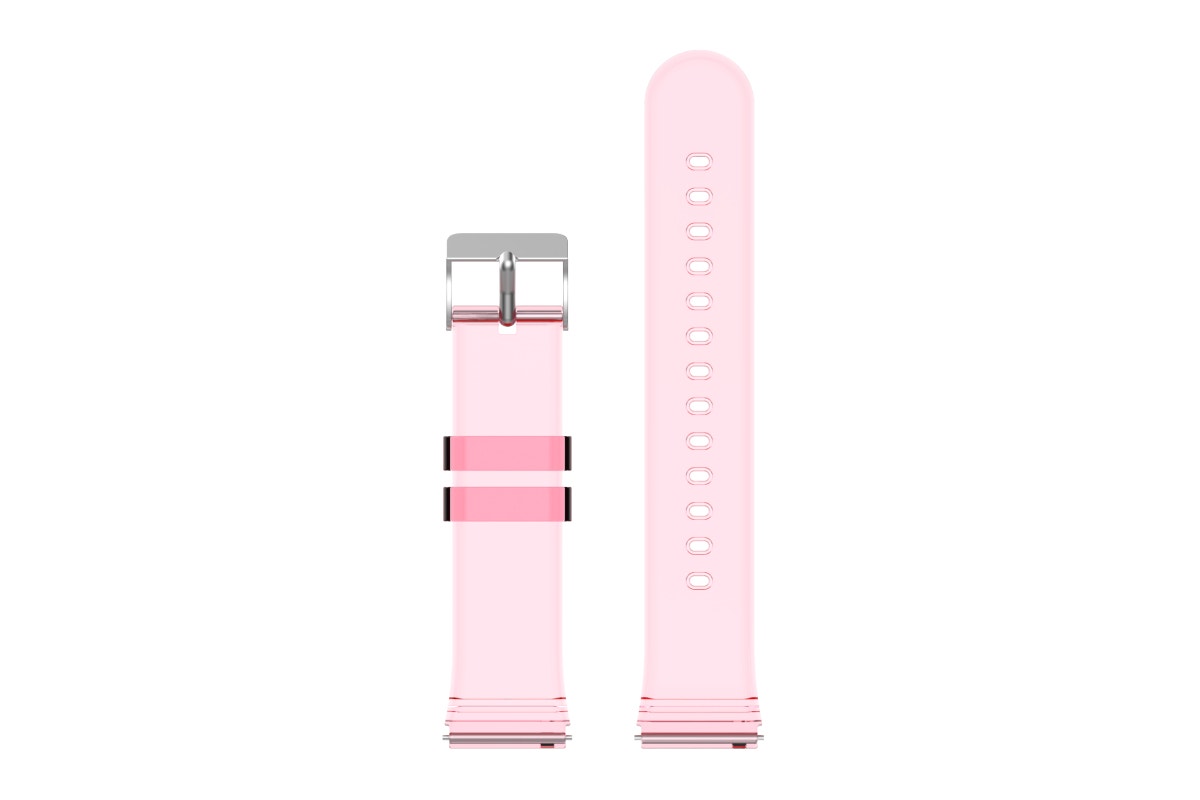 Strap for Kogan Aura Smart Watch - Pink Transparent)