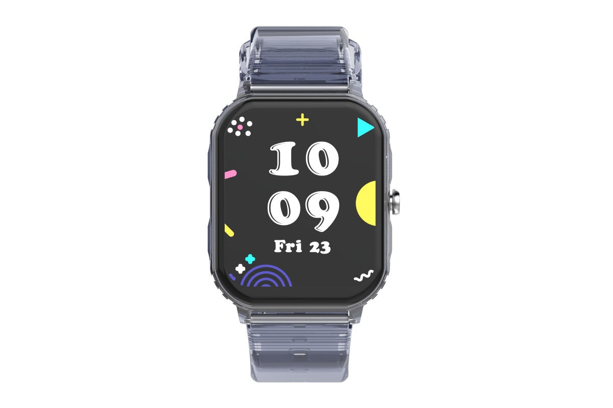 Kogan Aura Smart Watch - Black Transparent)