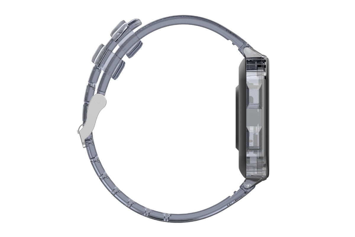 Kogan Aura Smart Watch - Black Transparent)