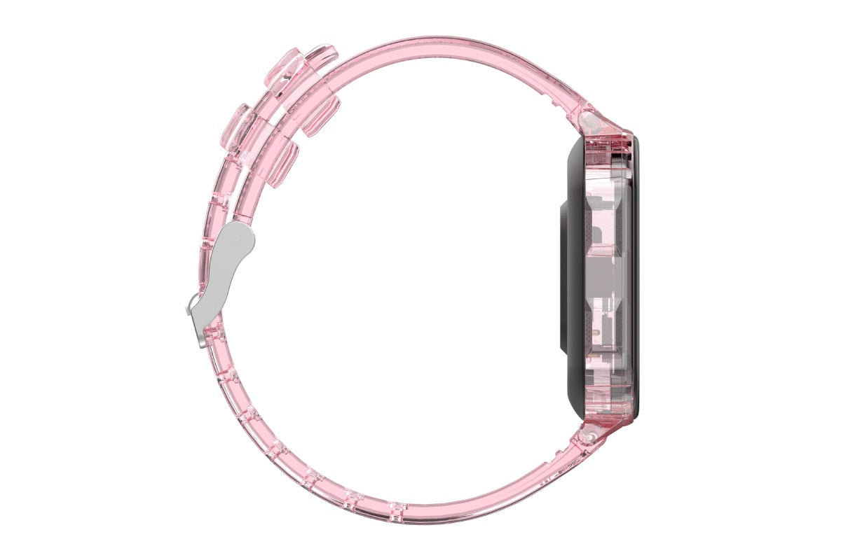 Kogan Aura Smart Watch - Pink Transparent)
