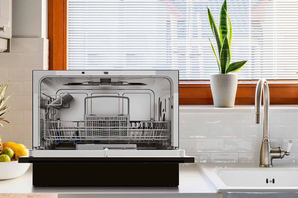 Kogan Benchtop Dishwasher (6 Place, Black)