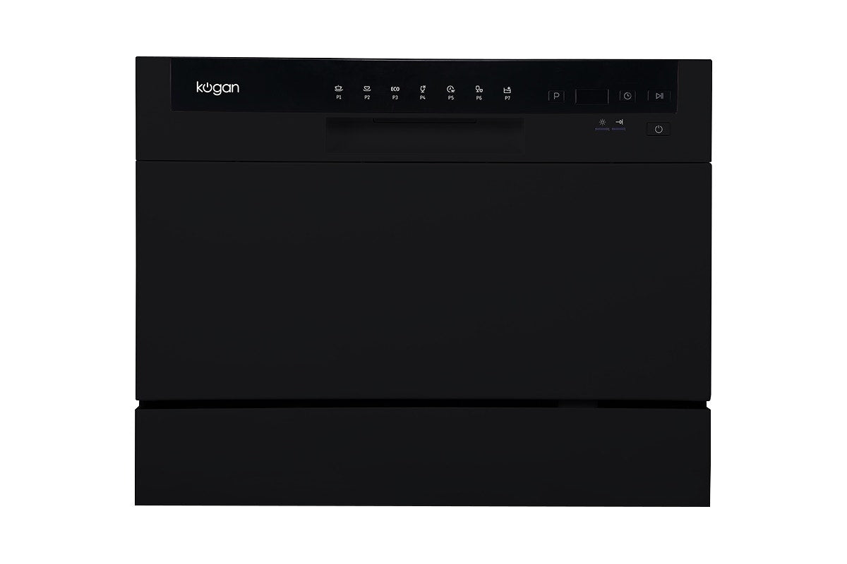 Kogan Benchtop Dishwasher (6 Place, Black)