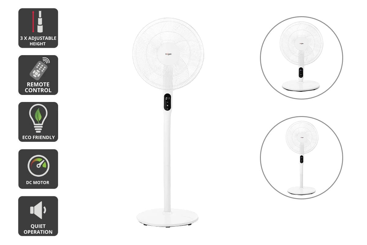 Kogan Oscillating DC Motor Pedestal Fan