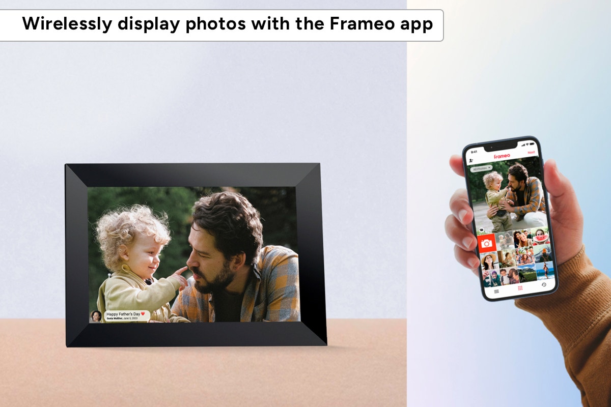 Kogan 10.1" Wi-Fi Digital Photo Frame with Frameo App - 32GB,Black - SuperSaverAU - view 4