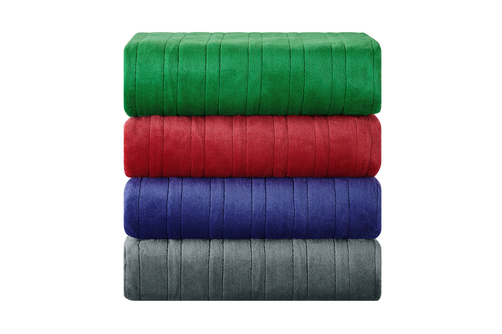 Kogan Washable Electric Heated Throw Blanket (Charcoal, 160 x 130cm)