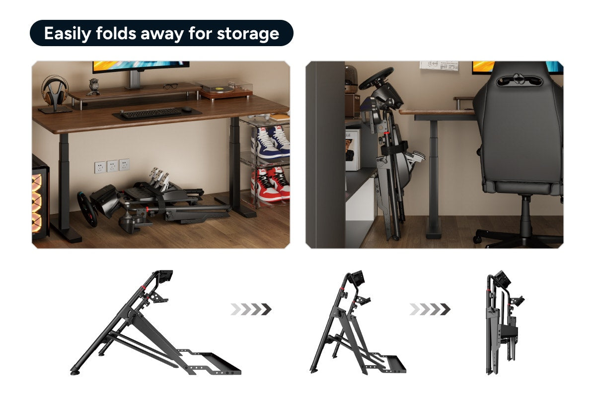Kogan Foldable Racing Simulator Wheel Stand