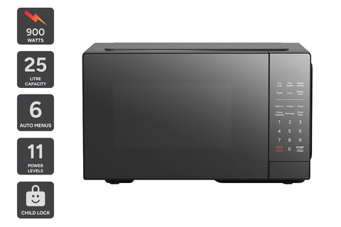 Kogan 25L Microwave with Mirror Finish (Black)
